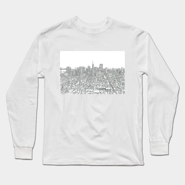 San Francisco Long Sleeve T-Shirt by valery in the gallery